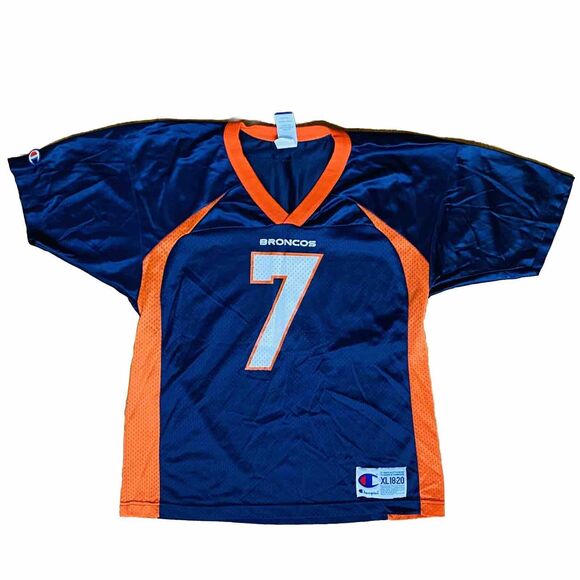 Vintage Rare 90'sChampion Denver Broncos John Elway Jersey Youth
